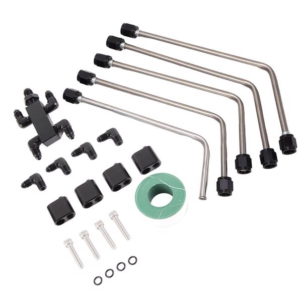 Complete Coolant Crossover Steam Vent Kit Stainless Steel for LS1 LS2 LS3 LS6 LS7 LSX Engines