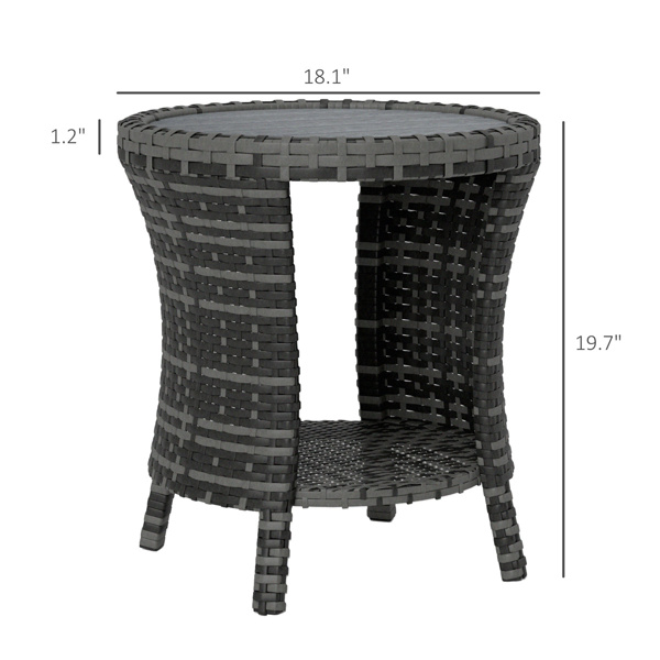 Rattan Table、Coffee Table ( Amazon Shipping)（Prohibited by WalMart）