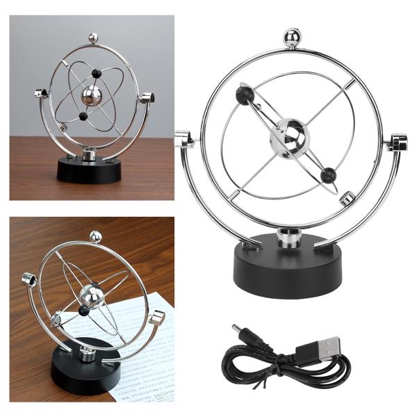 Kinetic Art Asteroid Electric Astronomy Kit Perpetual Motion USB Battery Power Supply