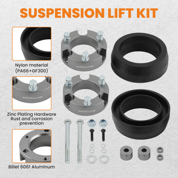 3\\" Front 2\\" Rear Lift Kit w/Differential Drop Spacers For Toyota 4Runner 2003-22