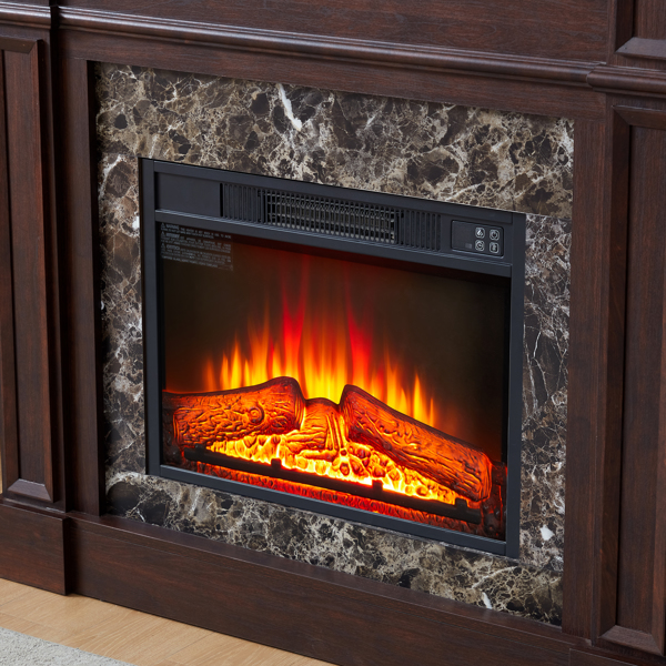 Only Mantel (NOT INCLUDED 23" FIREPLACE)--Cherry, 45.6"W*11.8"D*40"H