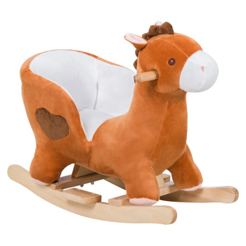  Baby rocking horse toy with music playback Pony style