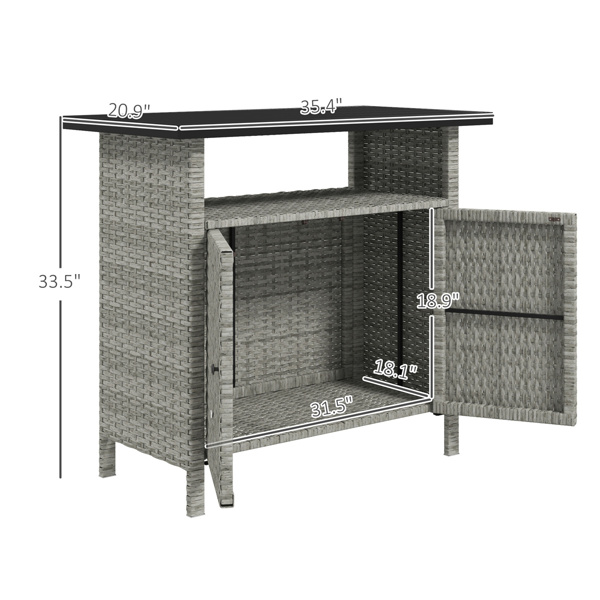 Rattan Storage Cabinet/Storage Cabinets/Lockers