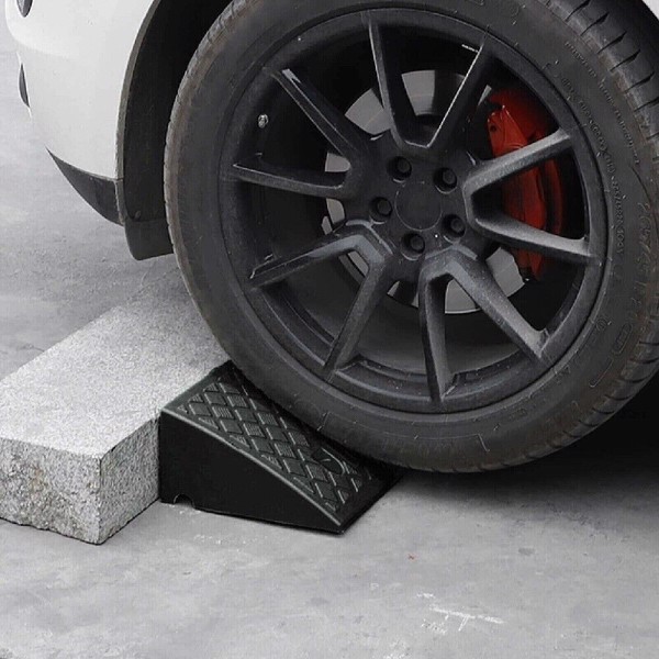 Vehicle Slope Ramp Universal Heavy Duty Rubber Kerb Ramps Car Bikes Threshold