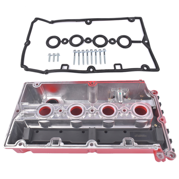 Aluminum Red Valve Cover & Gasket for Pontiac G3 Chevy Cruze Sonic Aveo Aveo5 Saturn Astra 1.6 1.8L 2008-2018 55558673, 55564395