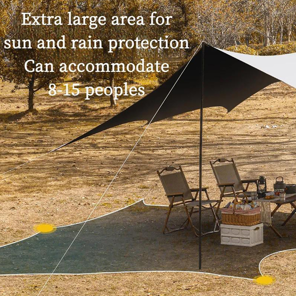 Tent,Canopy,173.23*173.23Inch Silver Glue Butterfly Tent Outdoor Camping Picnic Rainproof Tent Canopy Sunshade Canopy Butterfly Rainproof Sunshade Canopycourtyard Sunshade Canopy Courtyard Rain Canopy