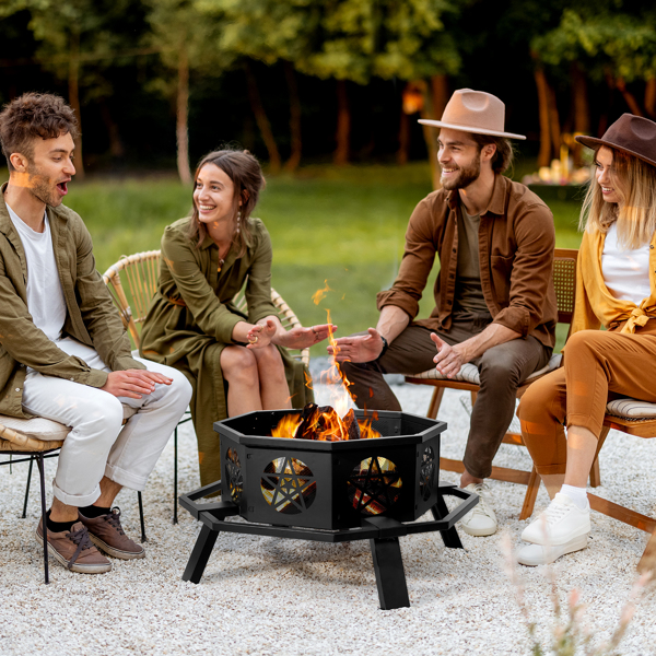 35-inch outdoor fire pit