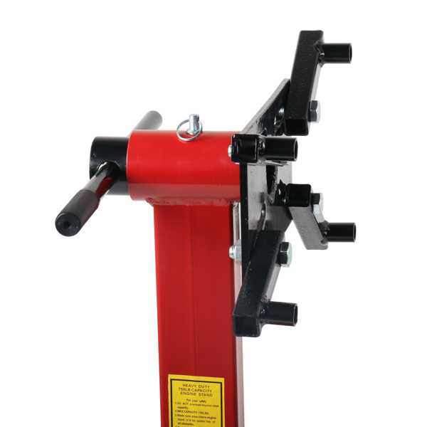 Engine Stand 750 LBS with red iron MT034015 (Ban the sale of Amazon)(No support for returns without reason)