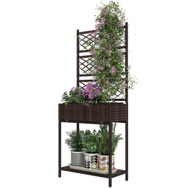 Rattan Plant Stand 