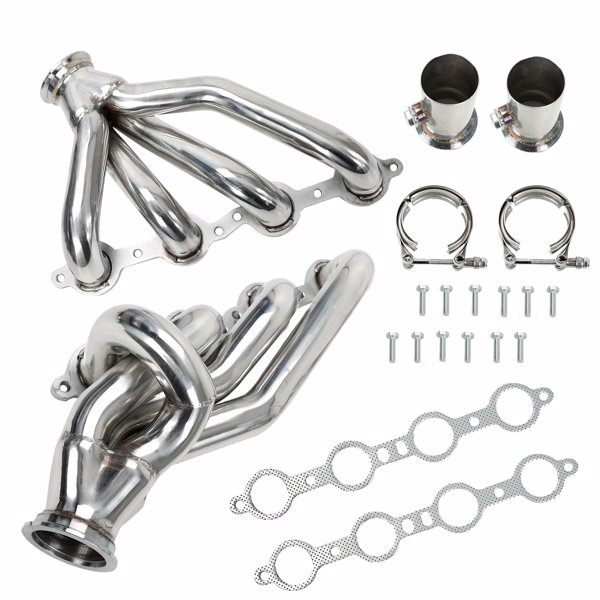 Exhaust Header for LS Swap S10 LS1 LS2 LS3 LS6 Bel Air Camaro Nova MT001053（Temu & Amazon prohibits sales）(No support for returns without reason)