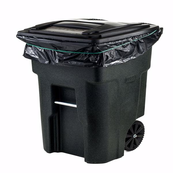 45 Gallon Trash Bags Heavy Duty, (50PCS) 1.9MIL Trash Bags Large Black Trash Bags 35in*39.4in Garbage Bags for Lawn, Leaf, and Commercial