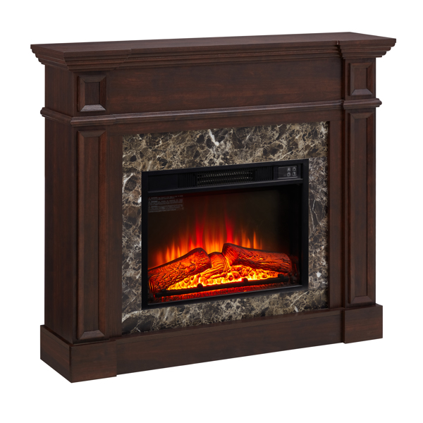 Only Mantel (NOT INCLUDED 23" FIREPLACE)--Cherry, 45.6"W*11.8"D*40"H