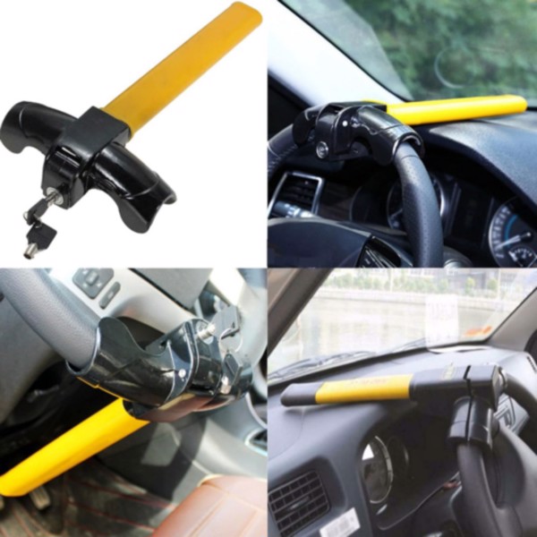 Heavy Duty Steering Wheel Lock Anti Theft Rotary Security Safe Van Car Universal