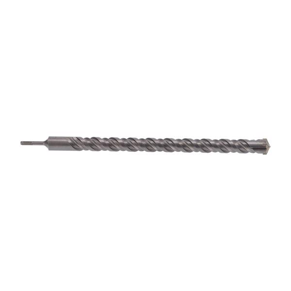 Hammer Drill Bit Cross Blade 2‑Helix Hand Tool for Concrete Natural Stone Masonry 40x600mm