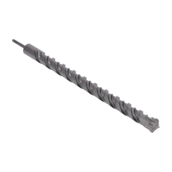 Hammer Drill Bit Cross Blade 2‑Helix Hand Tool for Concrete Natural Stone Masonry 40x600mm