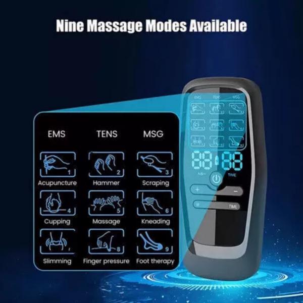 27 Modes Tens Unit Muscle Therapy Pain Relief Stimulator Machine Pulse Massager