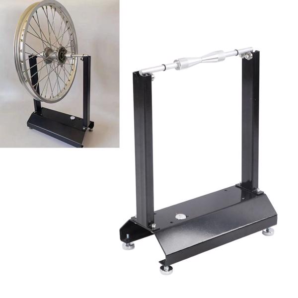 Wheel Balancer Motorcycle Rim Tire Balancing Spin Bike Wheel Static Truing Stand for Maintenance