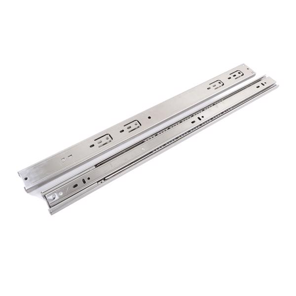 10 Pairs Stainless Steel Drawer Slides 22 Inch Hydraulic Damping Silence Thickened 3 Section Drawer Guides Buffer