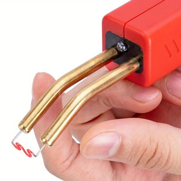Upgraded Plastic Welding Machine Kit, Hot Stapler Welding Machine Car Bumper Repair Kit, 2-in-1 Plastic Welding Machine Welding Gun with Welding Rod and Staples, Used for Bumper/Kayak/Plastic Product 