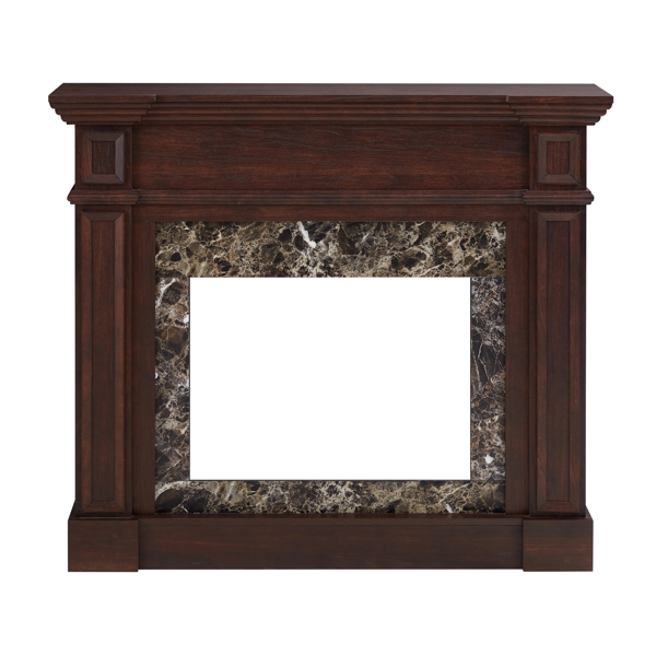 Only Mantel (NOT INCLUDED 23" FIREPLACE)--Cherry, 45.6"W*11.8"D*40"H