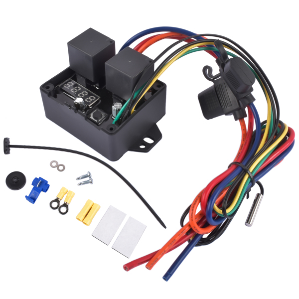 0444 Digital Radiator Fans Controller Swith Kit 12V and 24V PART #DC-0444