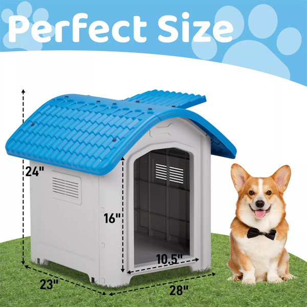 28.7"Large plastic pet house/dog house