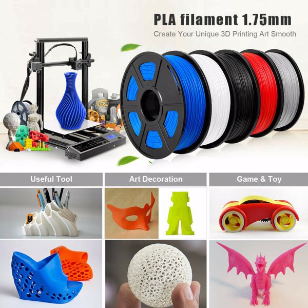 3D Printer Filament PLA+ 1.75mm 1KG/Roll High Temperature Spool Printing Colours