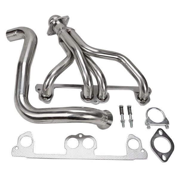 Exhaust Manifold Header w/ DownpipeJeep Wrangler TJ 197-99 2.5 L4 MT001057（Temu & Amazon prohibits sales）(No support for returns without reason)