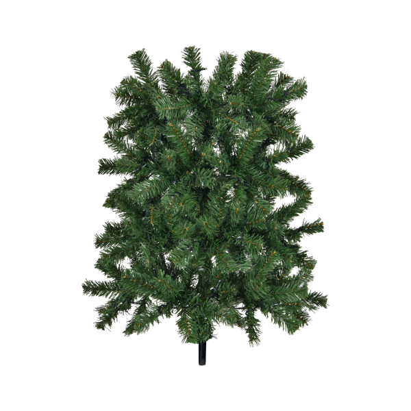  6 FT Pre-lit Artificial Pencil Christmas Tree, Hinged Xmas Pine Tree with 400 Branch Tips, 210 Lights and Remote Control for Holiday Party Office Home, Green