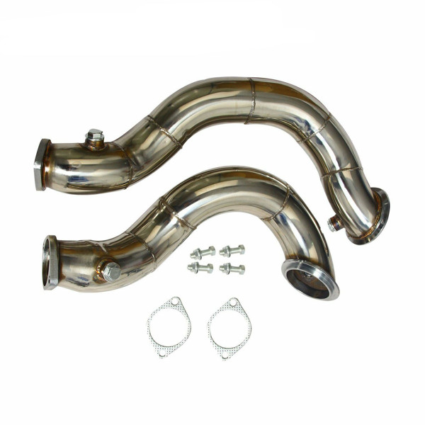 Exhaust Downpipe for BMW 3" N54 B30 135I 335I E82 E88 E90 E91 E92 E93 3.0L MT001110(Ban the sale of Amazon)(No support for returns without reason)