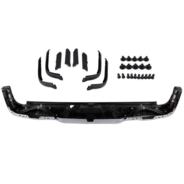 Rear Bumper Assembly For 2019-2024 RAM 1500 w/ Park & Dual Exhaust 68404443AB