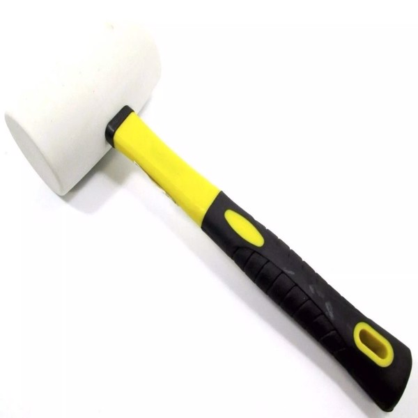 32oz LARGE White Rubber Mallet/Hammer MARK FREE Handle UPVC/Window/Glazing/Panel