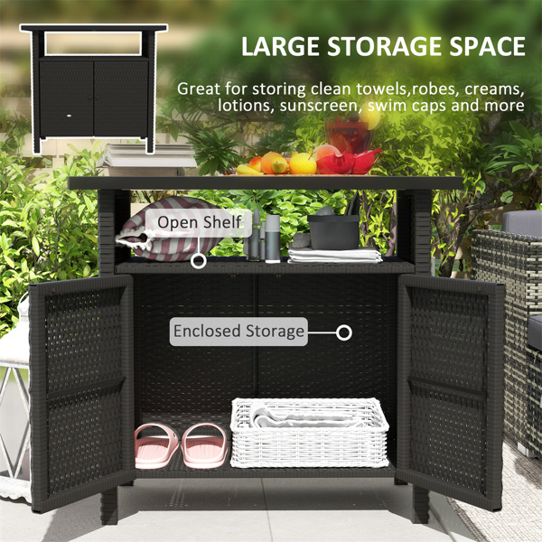 Rattan Storage Cabinet/Storage Cabinets/Lockers