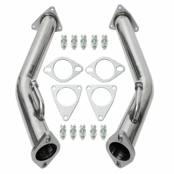 Exhaust Downpipe for Nissan 09-18 370z 08-13 Infiniti G37 MT001115(Ban the sale of Amazon)(No support for returns without reason)