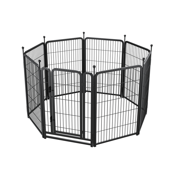 Dog Playpen 8 Panels 40" Height Heavy Duty Dog Fence Puppy Pen for Large Medium Small Dogs Indoor Outdoor Foldable Pet Exercise Pen