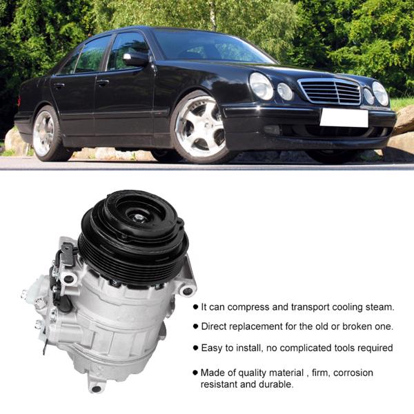 AC Compressor Replacement for Mercedes-Benz E420 1997-1999 - CO105111C