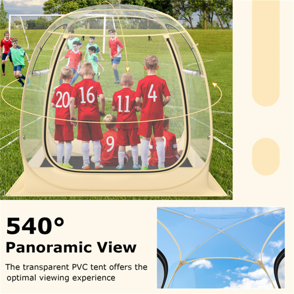 6 X 6 TF Instant Pop up Sports Tent with Carrying Bag and Floor Mat 