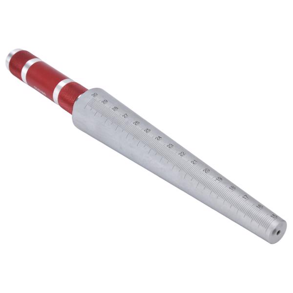 Aperture Gauge Conical Feeler Ruler Stainless Steel Inner Diameter Measuring Tool 15‑30mm