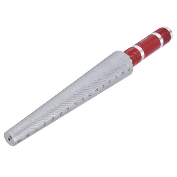 Aperture Gauge Conical Feeler Ruler Stainless Steel Inner Diameter Measuring Tool 15‑30mm