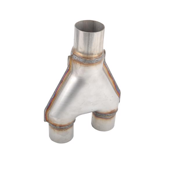 Y-Pipe Exhaust Pipe Adapter Connector 2''/2.25''/2.5''/2.75''/3''ID Single/Dual MT015002  (Ban the sale of Amazon)(No support for returns without reason)