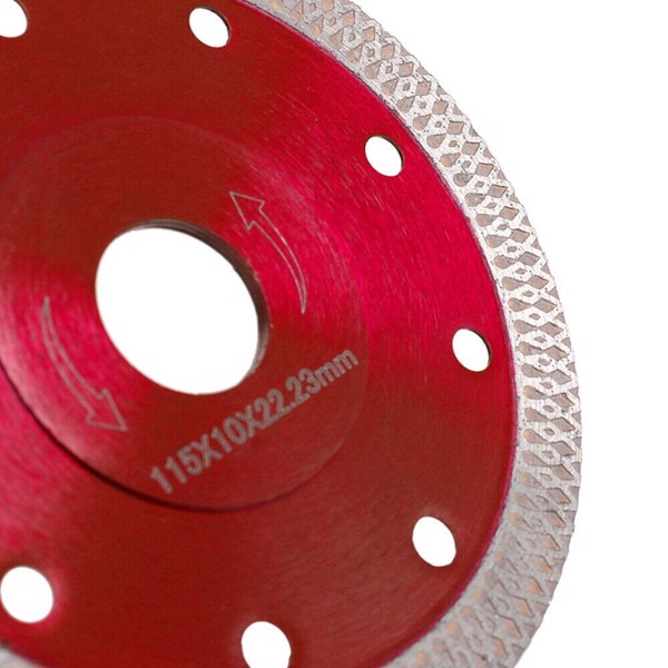 2x 115mm Diamond Cutting Discs 4.5" Angle Grinder Blade Tile Stone Concrete Tool