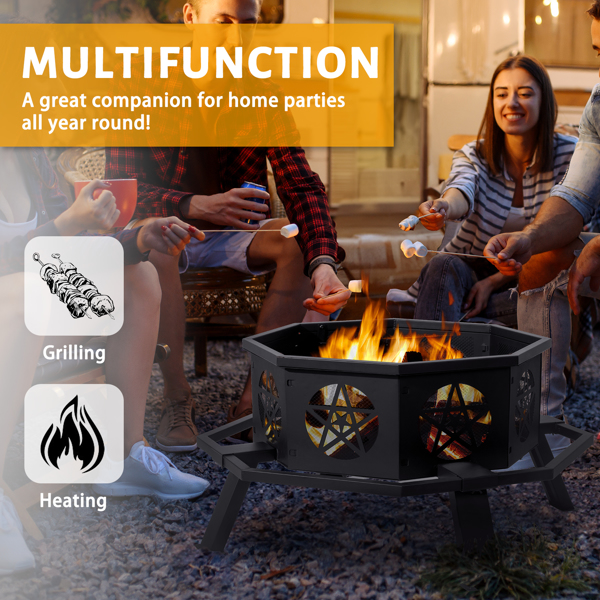 35-inch outdoor fire pit