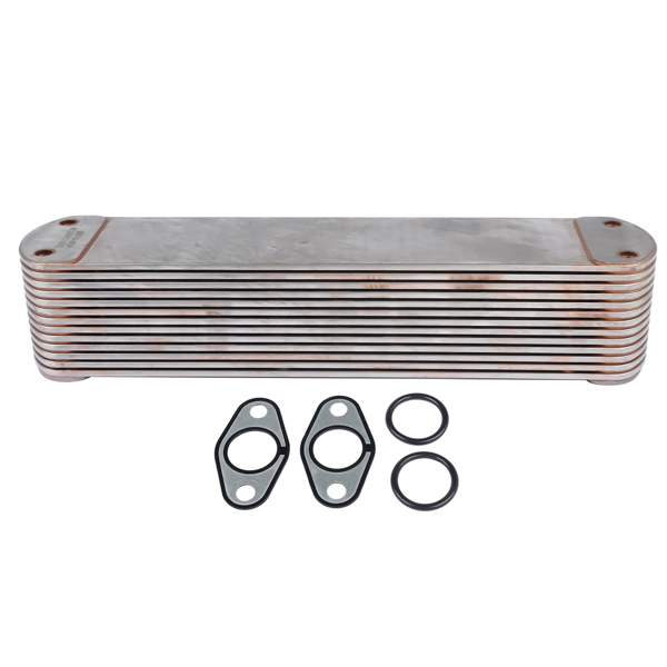 Engine Oil Cooler w/ Gaskets for Cummins 15L ISX QSX QSX15 ISX15 2008-2015 Diesel Engine 4965487