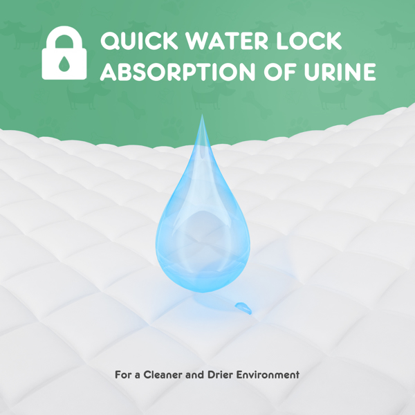 Disposable Dog Training Pads,22"x22" Ultra Absorbent Leak-Proof Quick-Drying Pet Pee Pads for Small to Large Dogs and Puppies Indoor Use, 150 Count