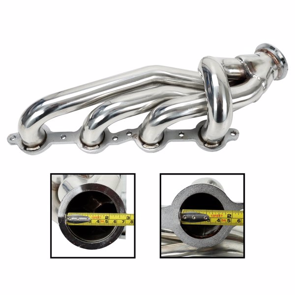 Exhaust Header for LS Swap S10 LS1 LS2 LS3 LS6 Bel Air Camaro Nova MT001053（Temu & Amazon prohibits sales）(No support for returns without reason)