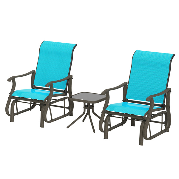 Outdoor dining table and chair