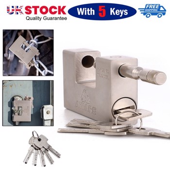 Warehouse Container Lock HEAVY DUTY 94mm Padlock High Security Shutter Lock UK