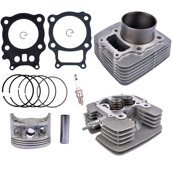 Cylinder Head Piston Gasket Kit 13101-HN5-670 12100-HN5-670 for Honda FourTrax Rancher 350 2X4, 350 ES 2X4, 350 ES, 350 2000-2006 13102-HN5-670 13103-HN5-670 MK1000988