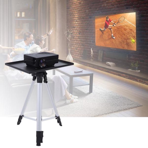 Aluminum Alloy Steel Projector Tripod Bracket 6KG 4-level Height Adjustable