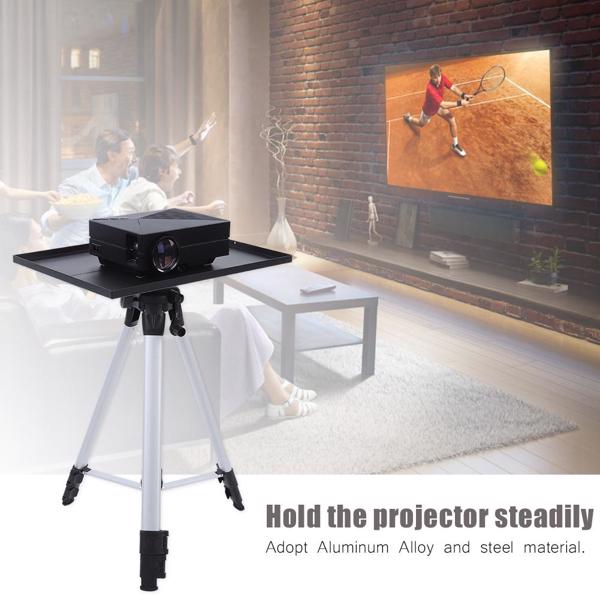 Aluminum Alloy Steel Projector Tripod Bracket 6KG 4-level Height Adjustable